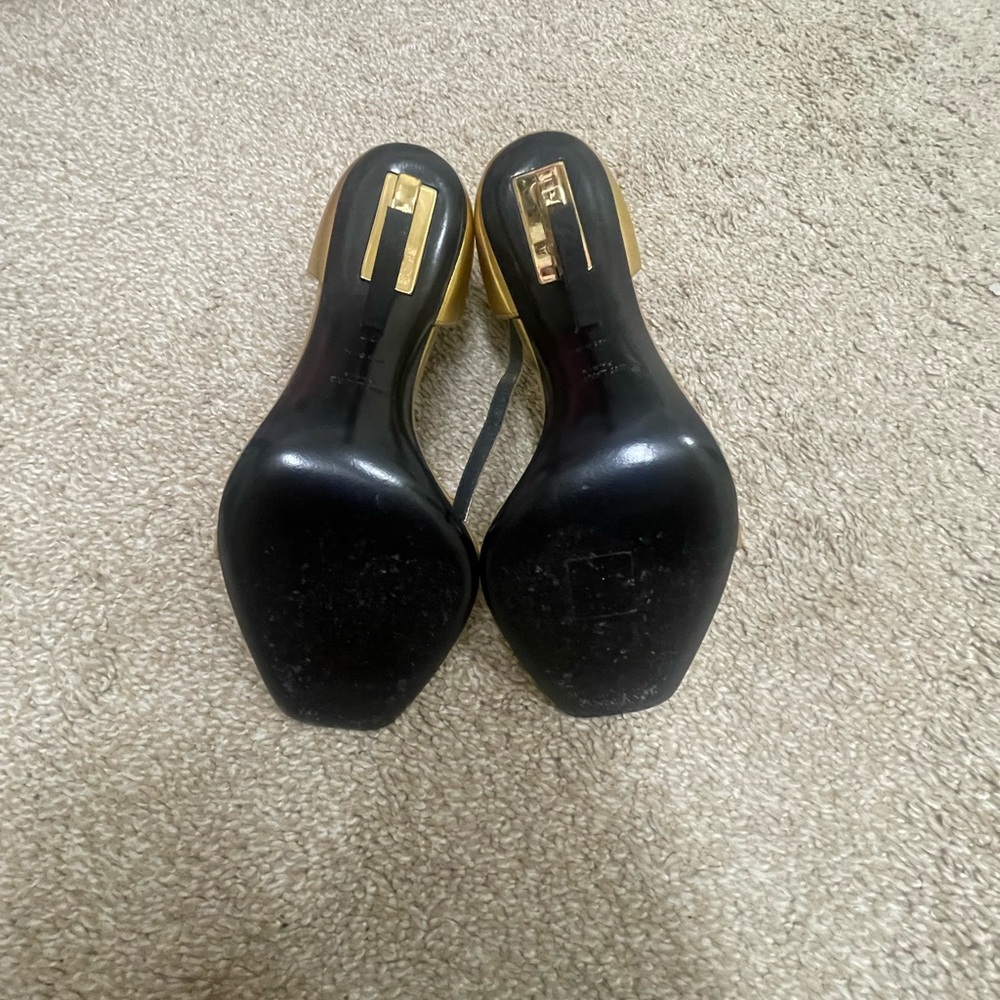 Saint Laurent Gold Women's Heels - Picture 4 of 5